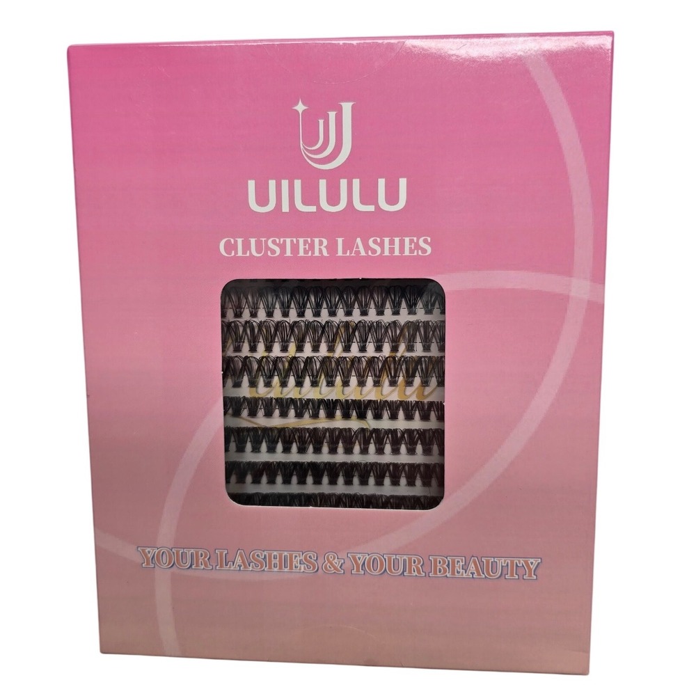 Uilulu Cluster Lashes Individual DIY Eyelash Extensions Black Womens‎ One Size